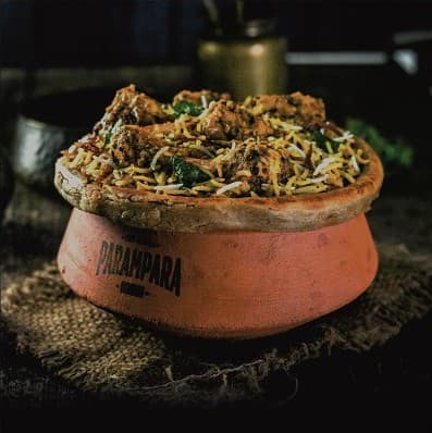 Boneless Chicken Dum Biryani slow-cooked to perfection — Parampara Biryani Pune