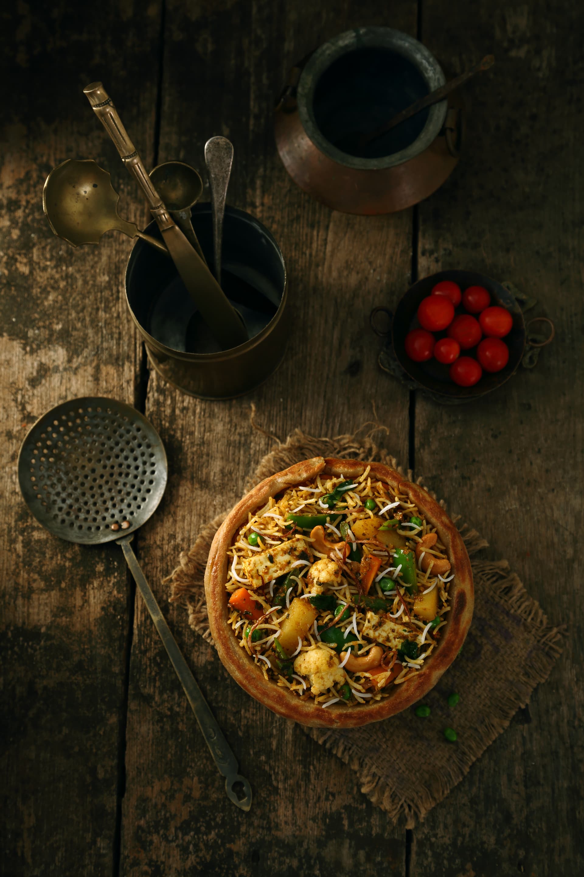 Vegetable Dum Biryani — Hyderabadi Dum Biryani by Parampara Biryani, Aundh Pune